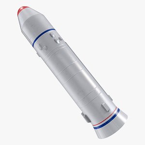 3D taepodong 2 nuclear warhead model