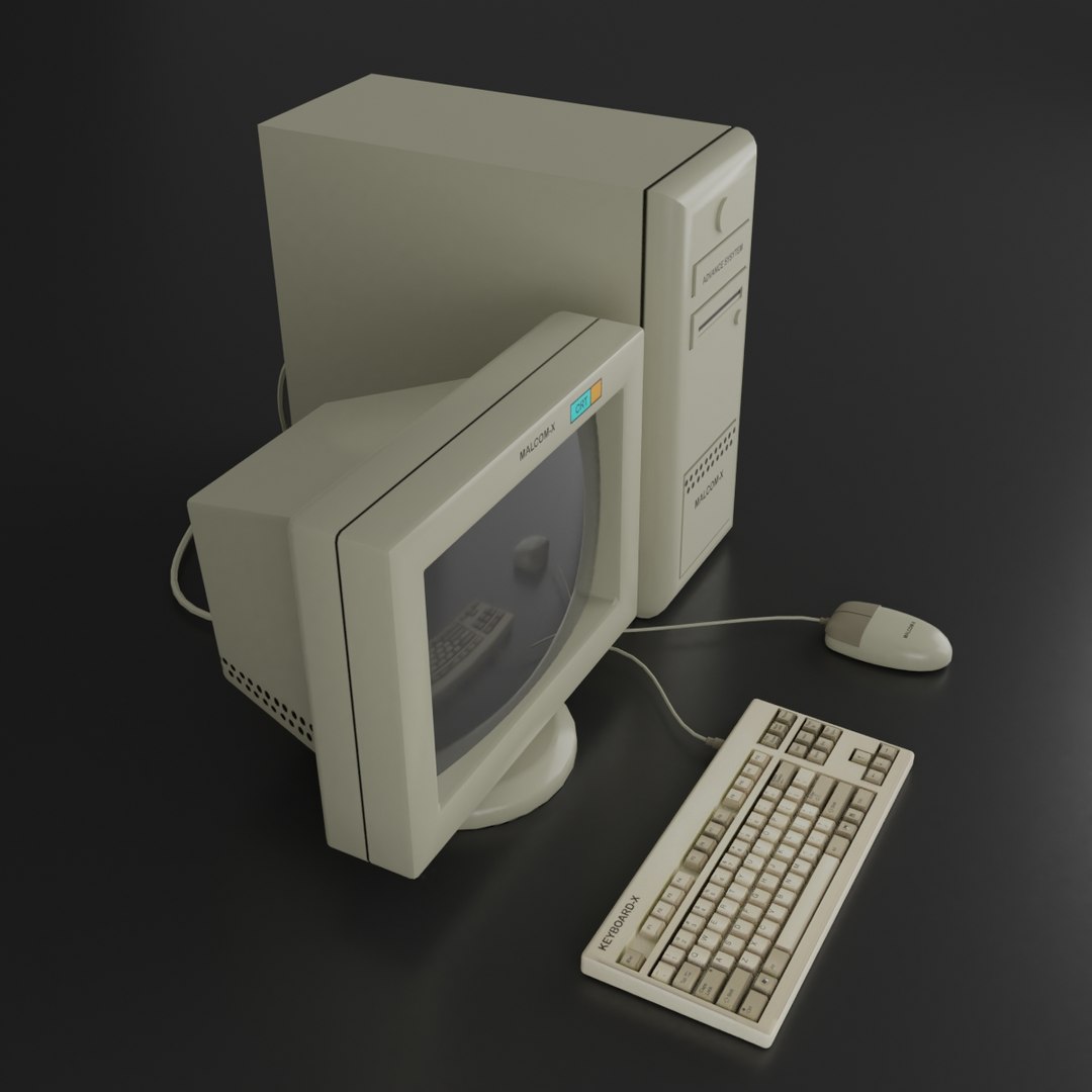 3D Old Computer Realistic Ready Model - TurboSquid 1481624