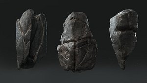 rock stone nature 3D model