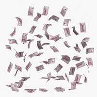 Northern Ireland 10 Pounds Falling Notes Flow