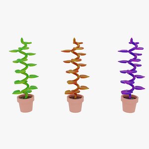 3D A Wizards Vine model