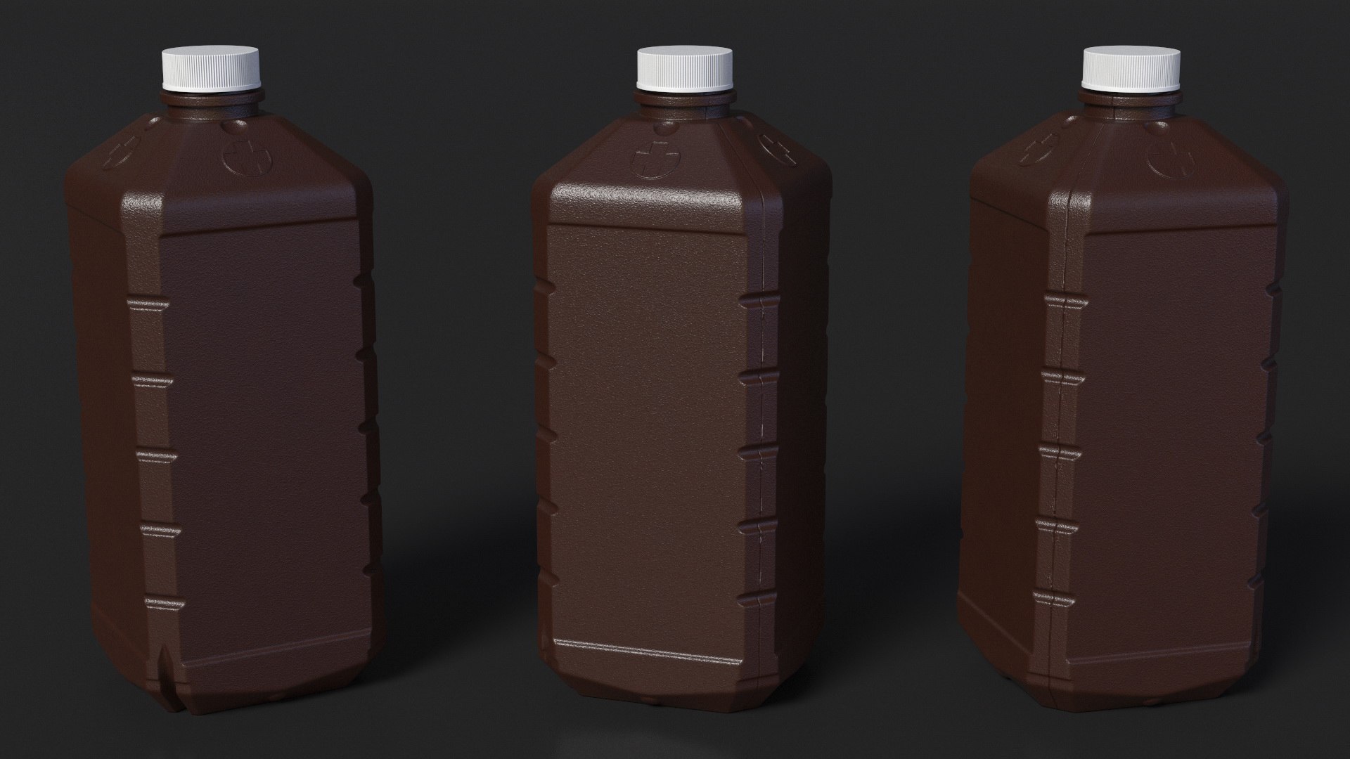 Plastic Pharmaceutical Container Brown 3D - TurboSquid 2297507