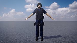3D model Police Officer 0083
