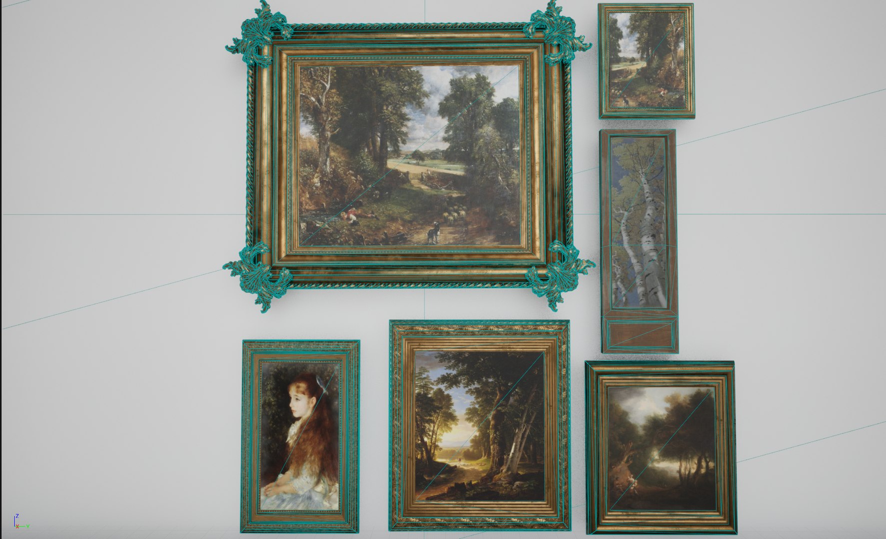 Antique Old Paintings 3D model https://p.turbosquid.com/ts-thumb/j7/Z0chWy/FG/wireframe/png/1676748322/1920x1080/fit_q87/d8de9c5165032159684618168bc1a42bb3e465f9/wireframe.jpg