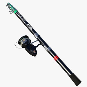 Telescopic Fishing Rod (Rigged)