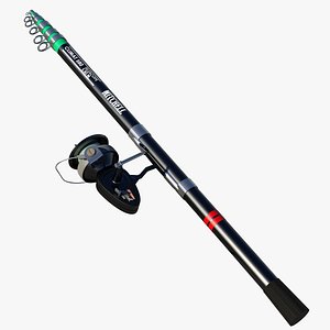 Telescopic Fishing Rod (Rigged)