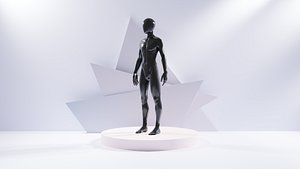 Slender Male Mannequin Blender Source