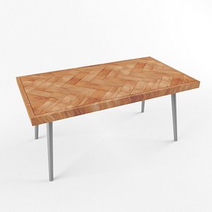 3D modern table model