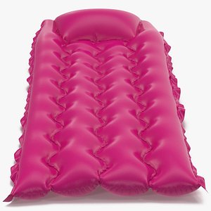Inflatable Air Mattress 2 Pink 3D Model