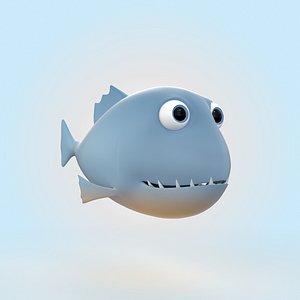 Piranha 3D model