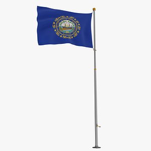 Pole Flag New Hampshire model