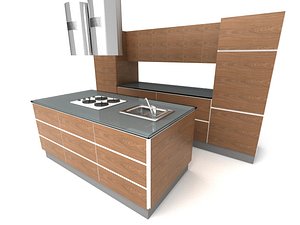 3d model kitchen kanada