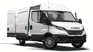 3D Iveco Daily Van L2H2 HQ Interior 2025
