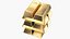 Petite pile de lingots d'or