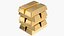 Petite pile de lingots d'or