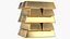 Petite pile de lingots d'or
