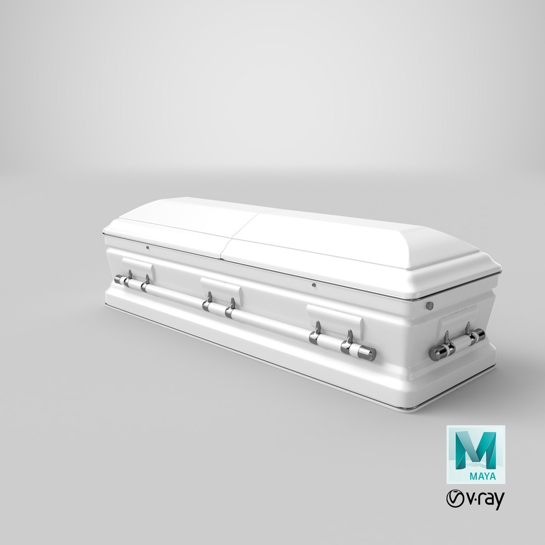 3D white funeral casket model https://p.turbosquid.com/ts-thumb/j7/rCmKQy/LY/stemcell_maya_vray_render/png/1618120971/1920x1080/fit_q87/b88dd52b10aa5e10e924a20ce10280d07dbd929f/stemcell_maya_vray_render.jpg