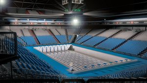 3ds max olympic swimming pool arena