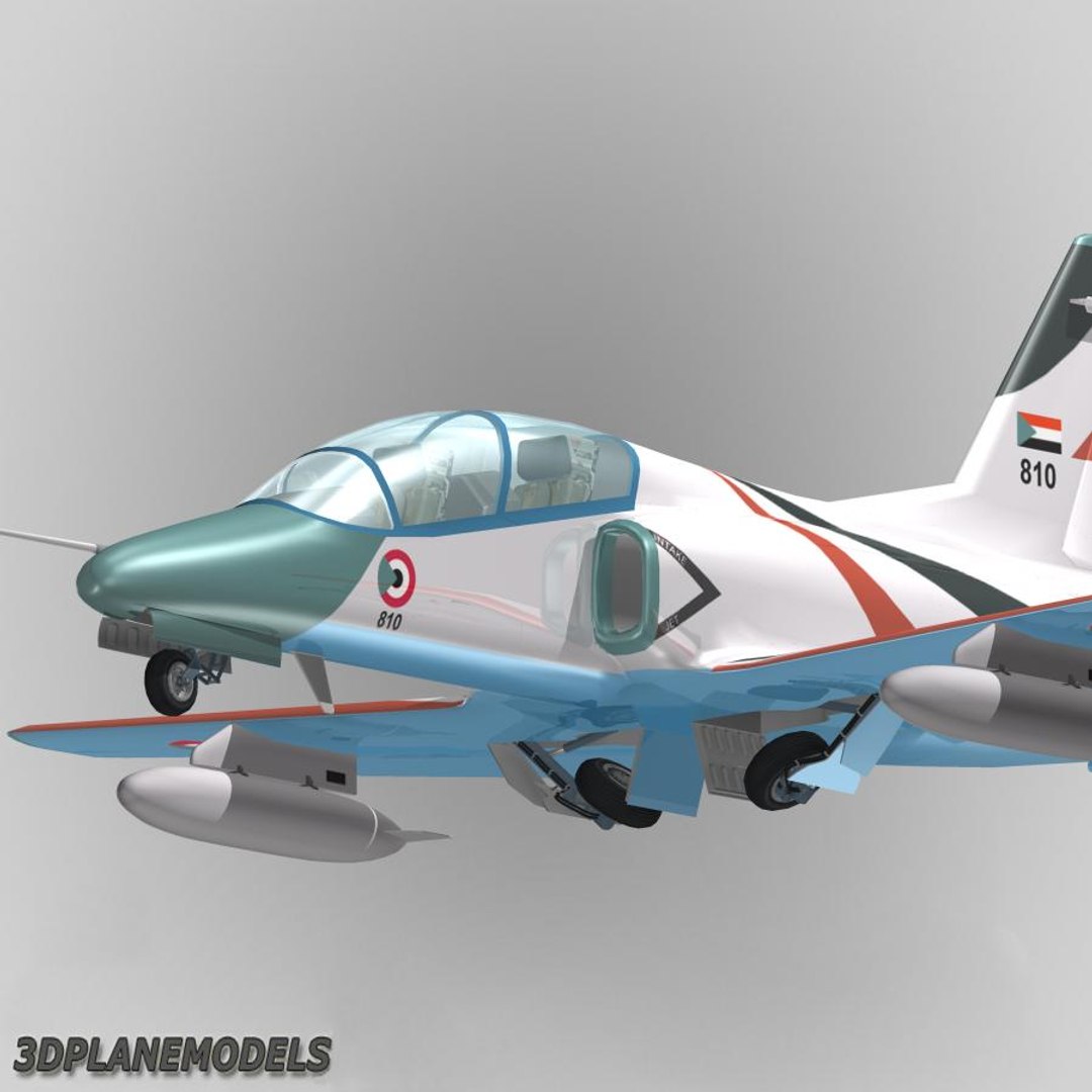3d Training Jet K-8 Karakorum Model