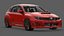 2011 Subaru Impreza WRX STI Hatchback 3D Model  Rally Bred