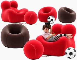 3D child armchair junior model