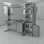 3d model table laboratory equipment