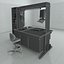 3d model table laboratory equipment