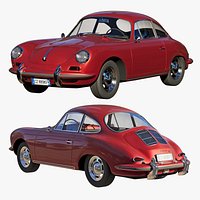Car Porsche 356 C coupe