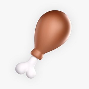 Cartoon Chicken Drumstick