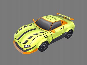 cartoon car 3D