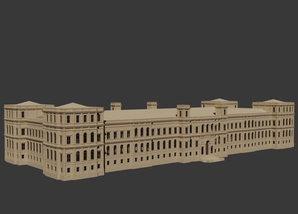 3D Istanbul Technical University Faculty of Management Building No-1 model