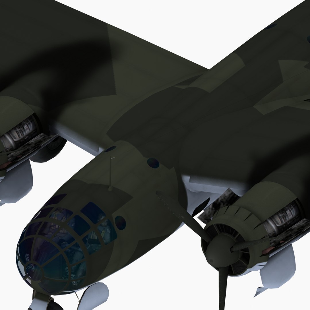 Strategic Bomber Prototype V1 3d Model