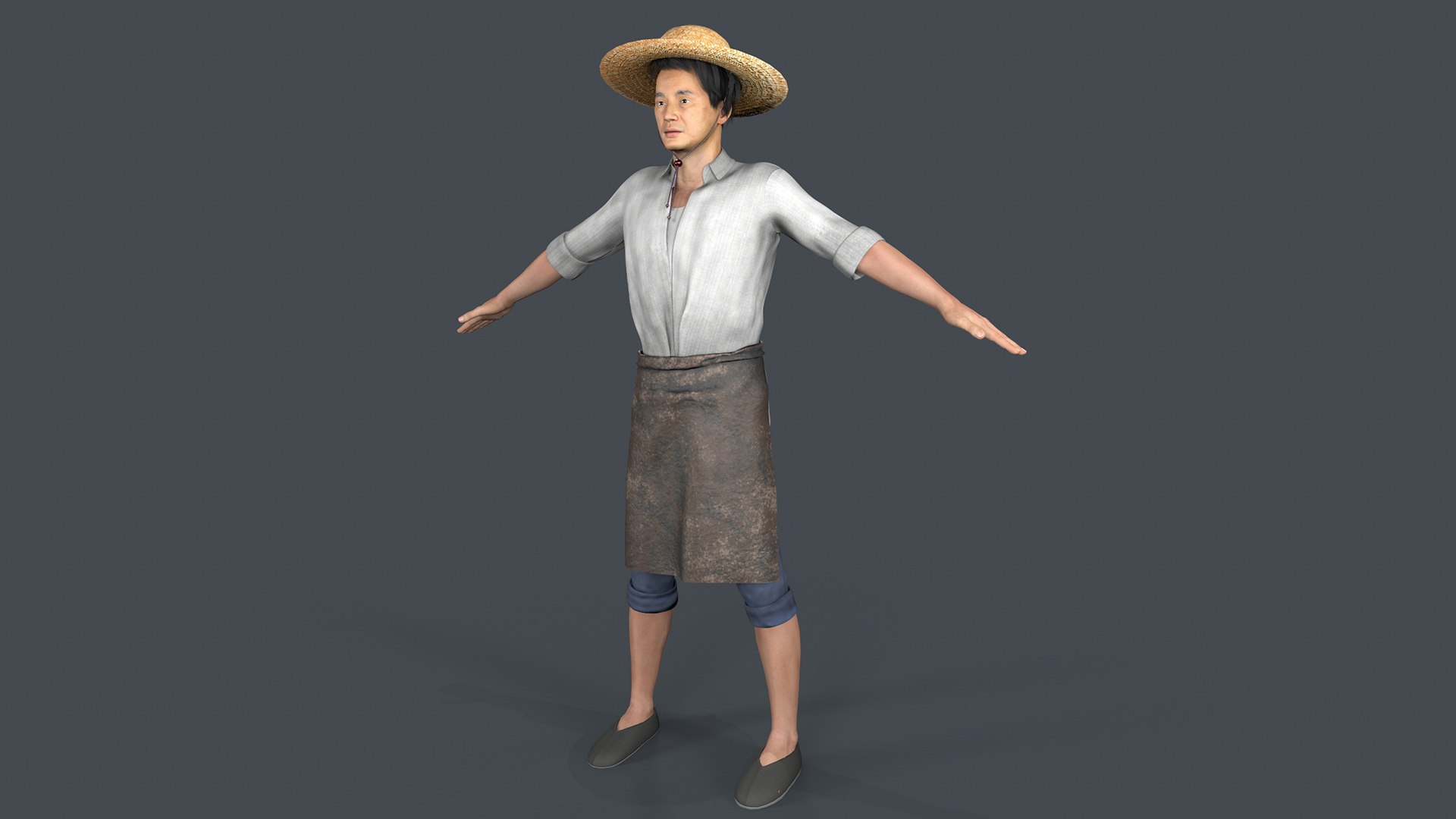 Farmer 3D Model - TurboSquid 2195210
