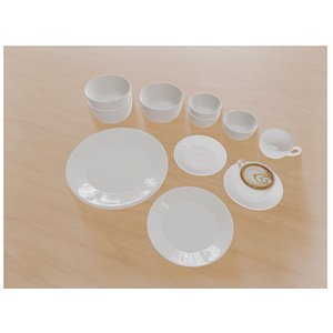 DISH SET 3D model