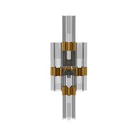 Modern Gold High End Itallian Wall Light With Crystal Shades