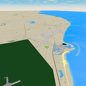 OMAN MUSCAT CITY 3D MODEL