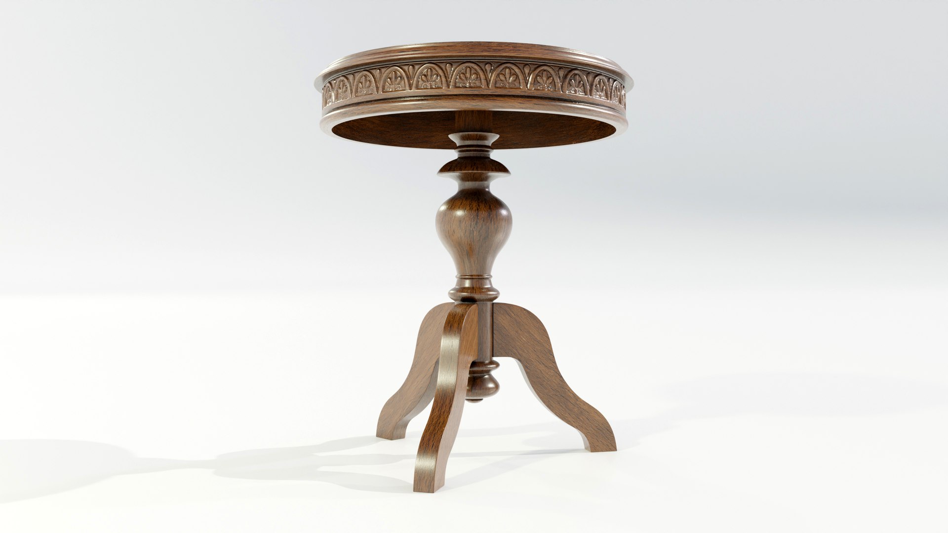 3D Model Classic Side Table - TurboSquid 2013832