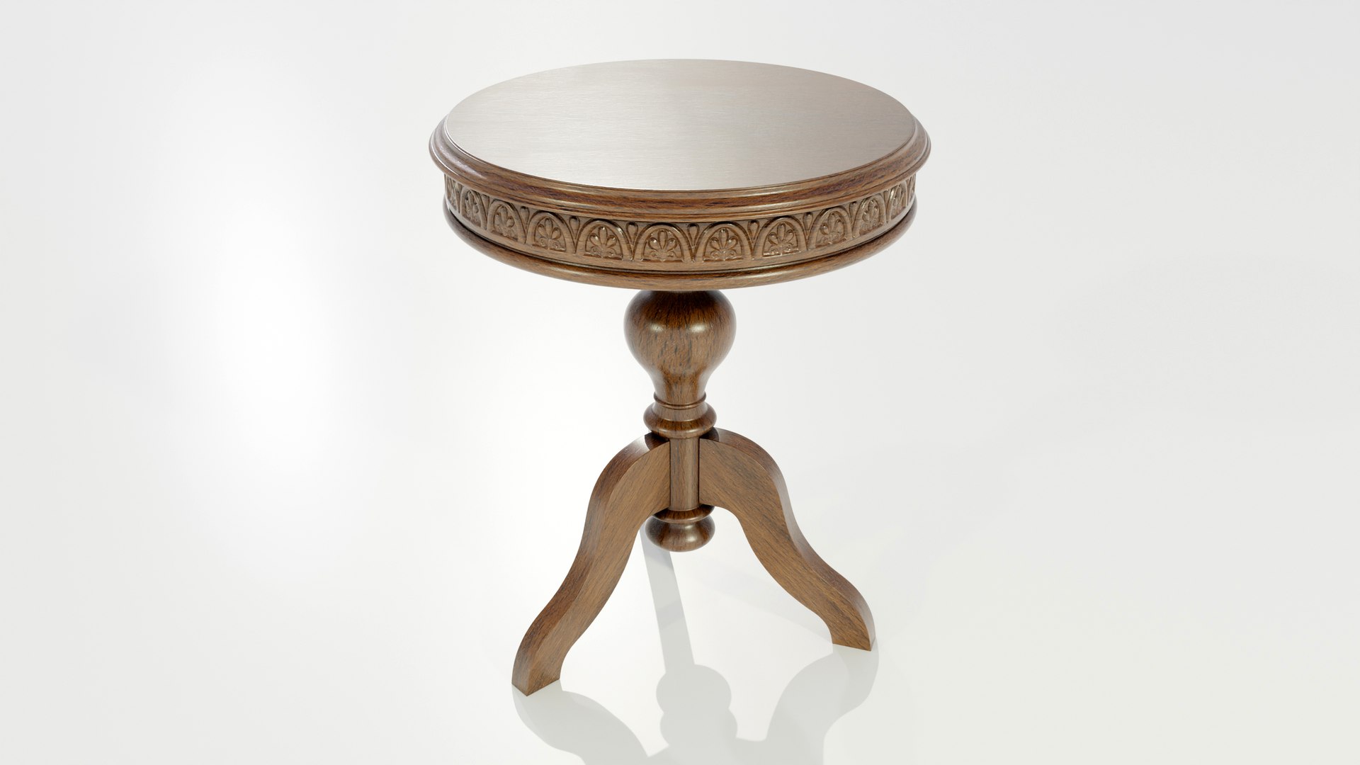 3D Model Classic Side Table - TurboSquid 2013832
