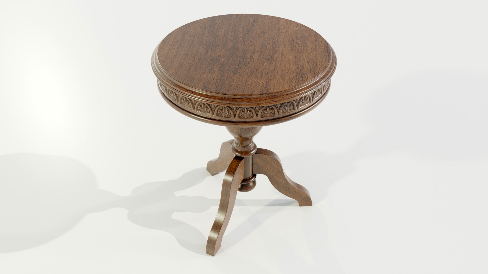 3D Model Classic Side Table - TurboSquid 2013832