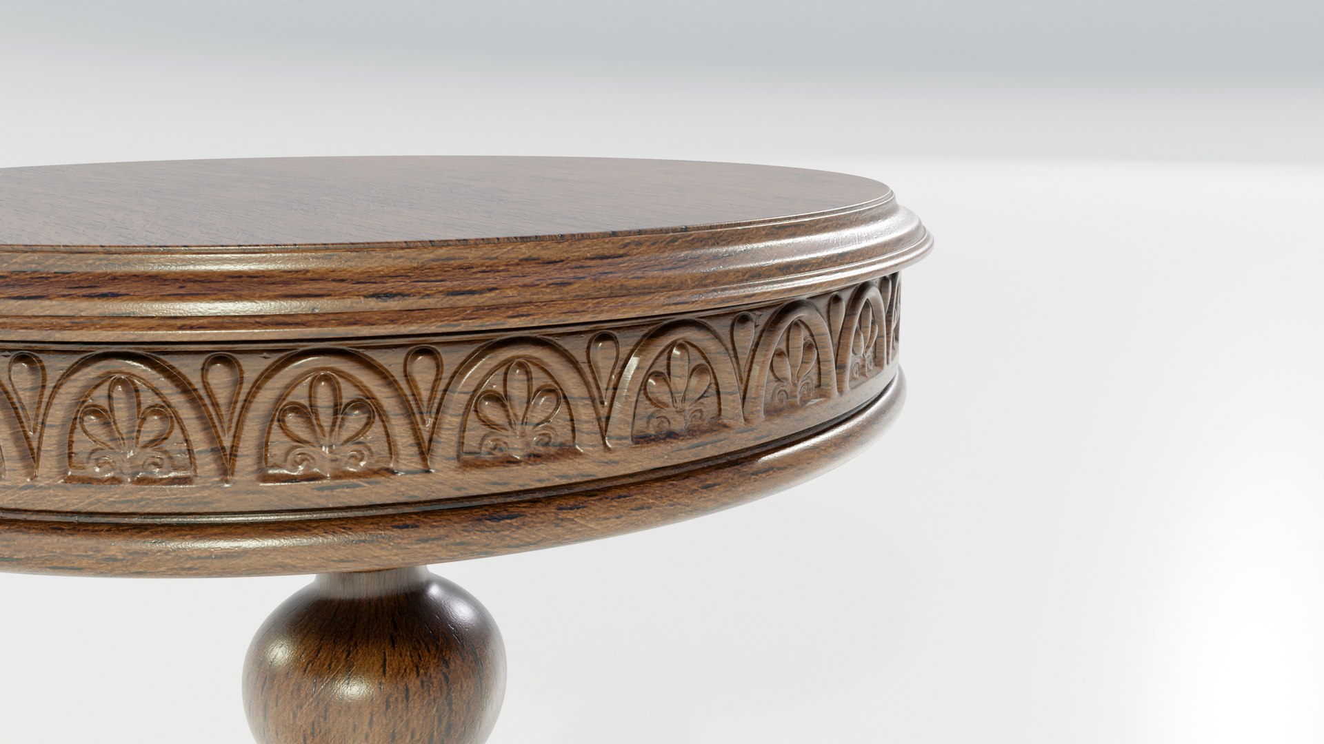 3D Model Classic Side Table - TurboSquid 2013832
