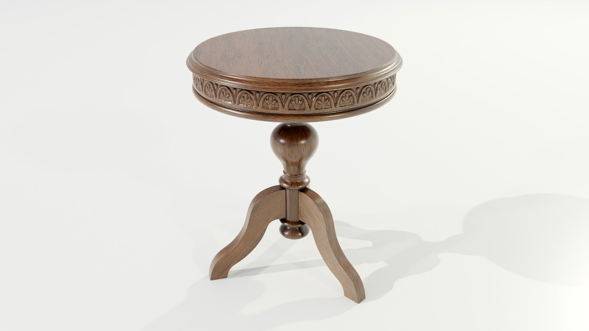 3D Model Classic Side Table - TurboSquid 2013832