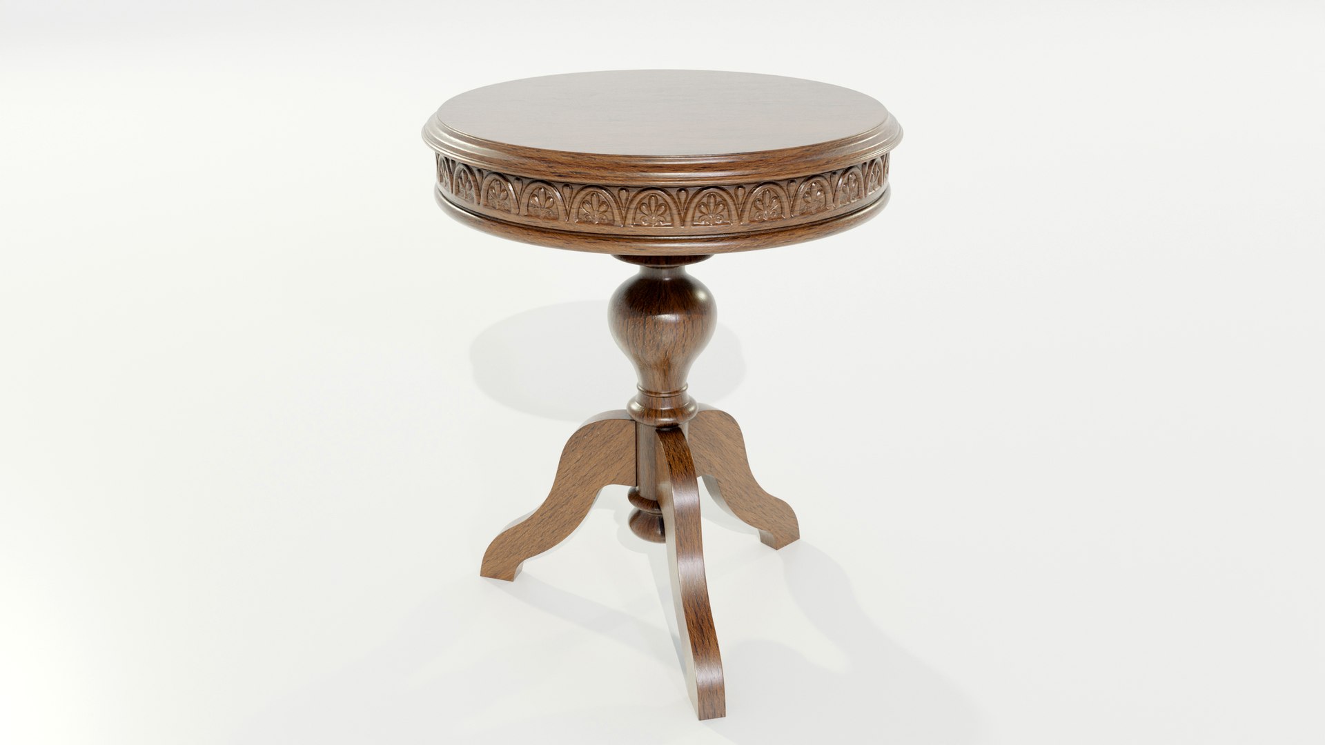 3D Model Classic Side Table - TurboSquid 2013832