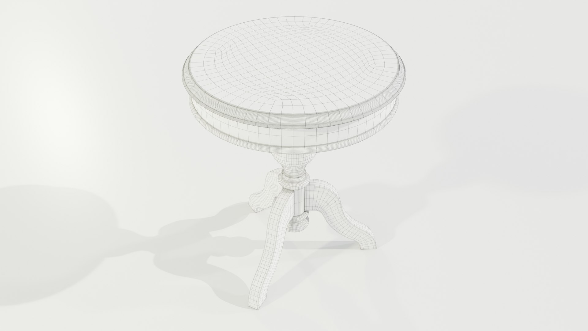 3D Model Classic Side Table - TurboSquid 2013832