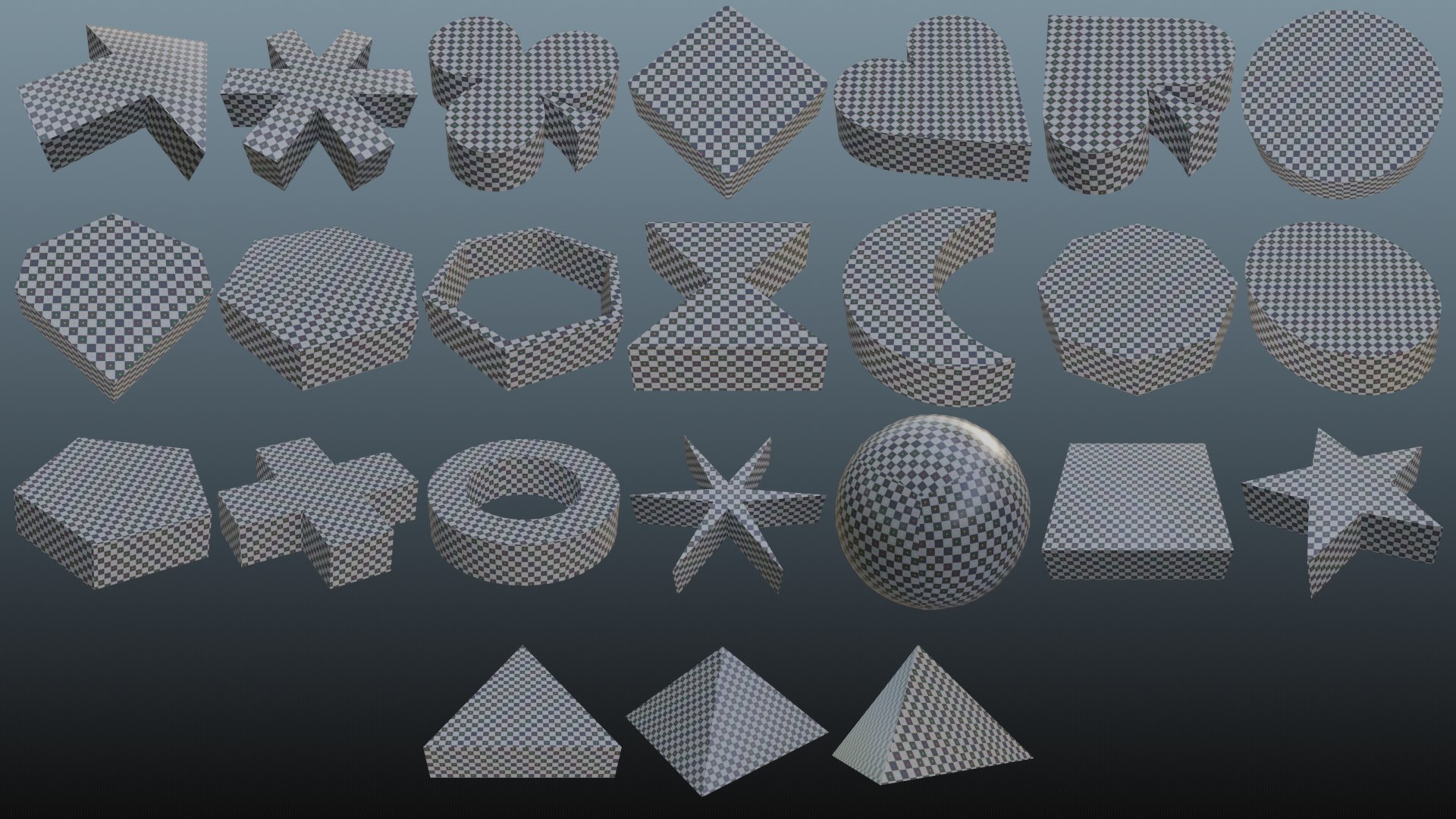 68 Shapes 3D Model - TurboSquid 2212114