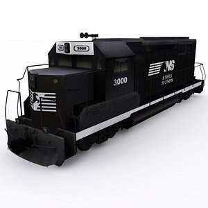 EMD GP40 2 3D