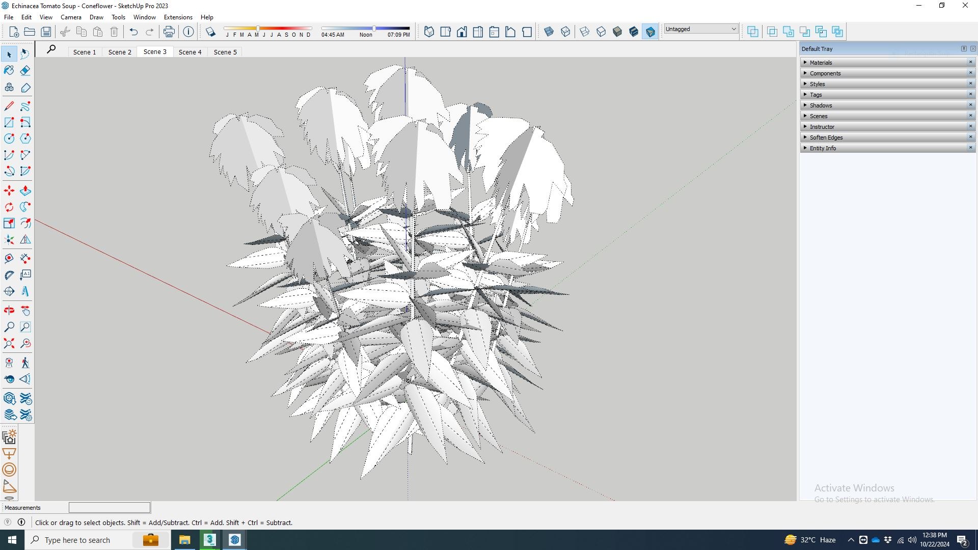 Echinacea Tomato Soup Coneflower 3D TurboSquid 2295910