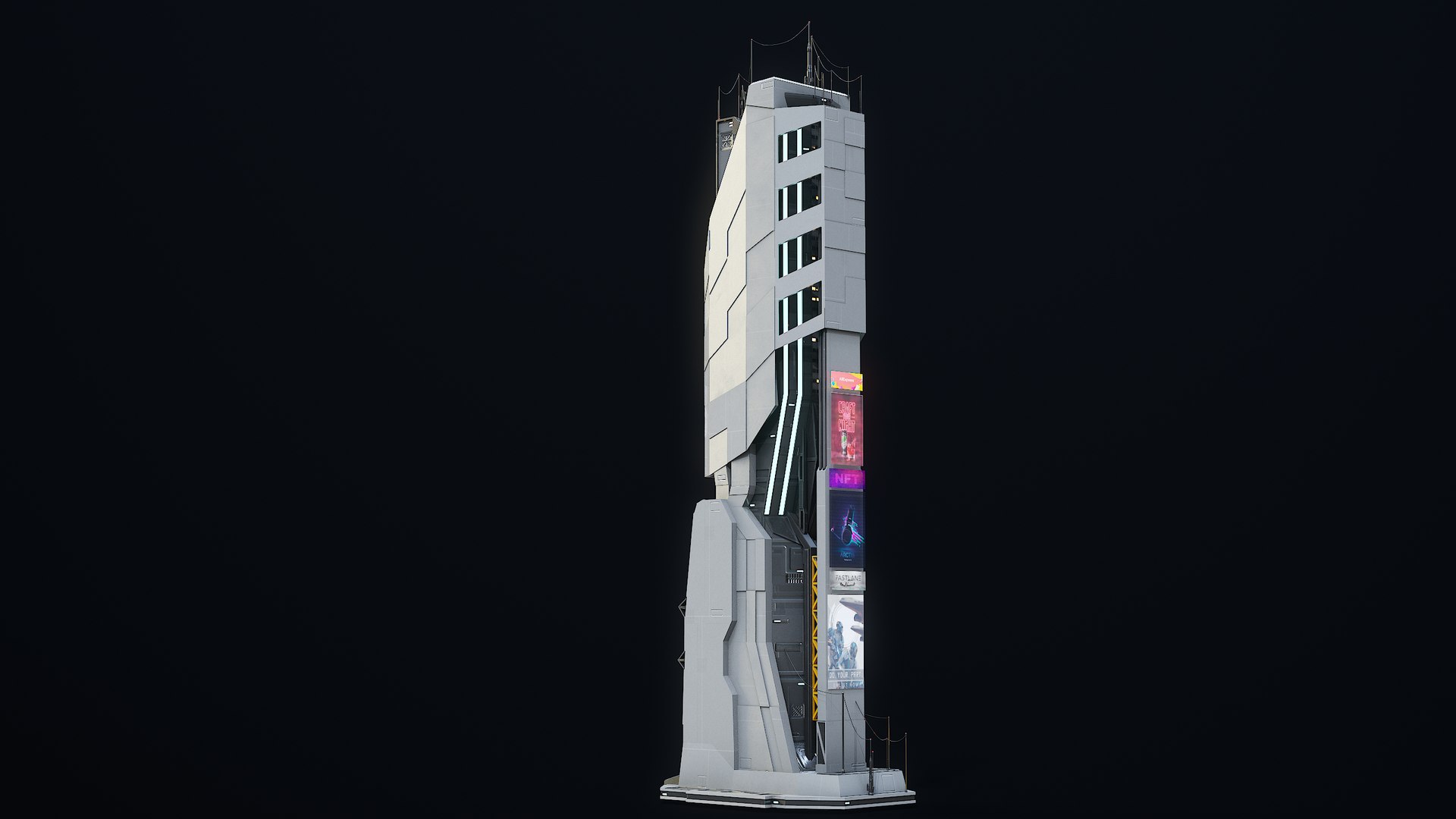 3D Sci-Fi Futuristic Skyscraper PBR 10 https://p.turbosquid.com/ts-thumb/j8/WZIJvq/3W/r_viewport_107/png/1632660320/1920x1080/fit_q87/b39edb52f283791f4f4defb0f753d702face510a/r_viewport_107.jpg