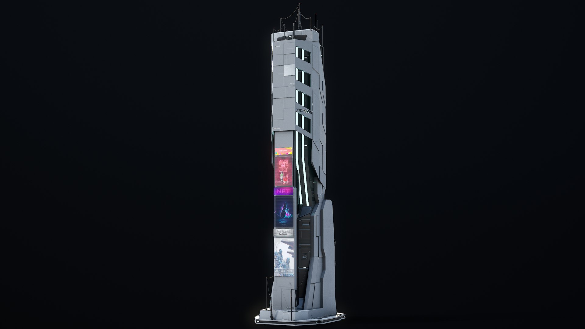 3D Sci-Fi Futuristic Skyscraper PBR 10 https://p.turbosquid.com/ts-thumb/j8/WZIJvq/kr/r_viewport_079/png/1632660293/1920x1080/fit_q87/5584a5dbc13434b36c33d13c02890e0e334d1adb/r_viewport_079.jpg