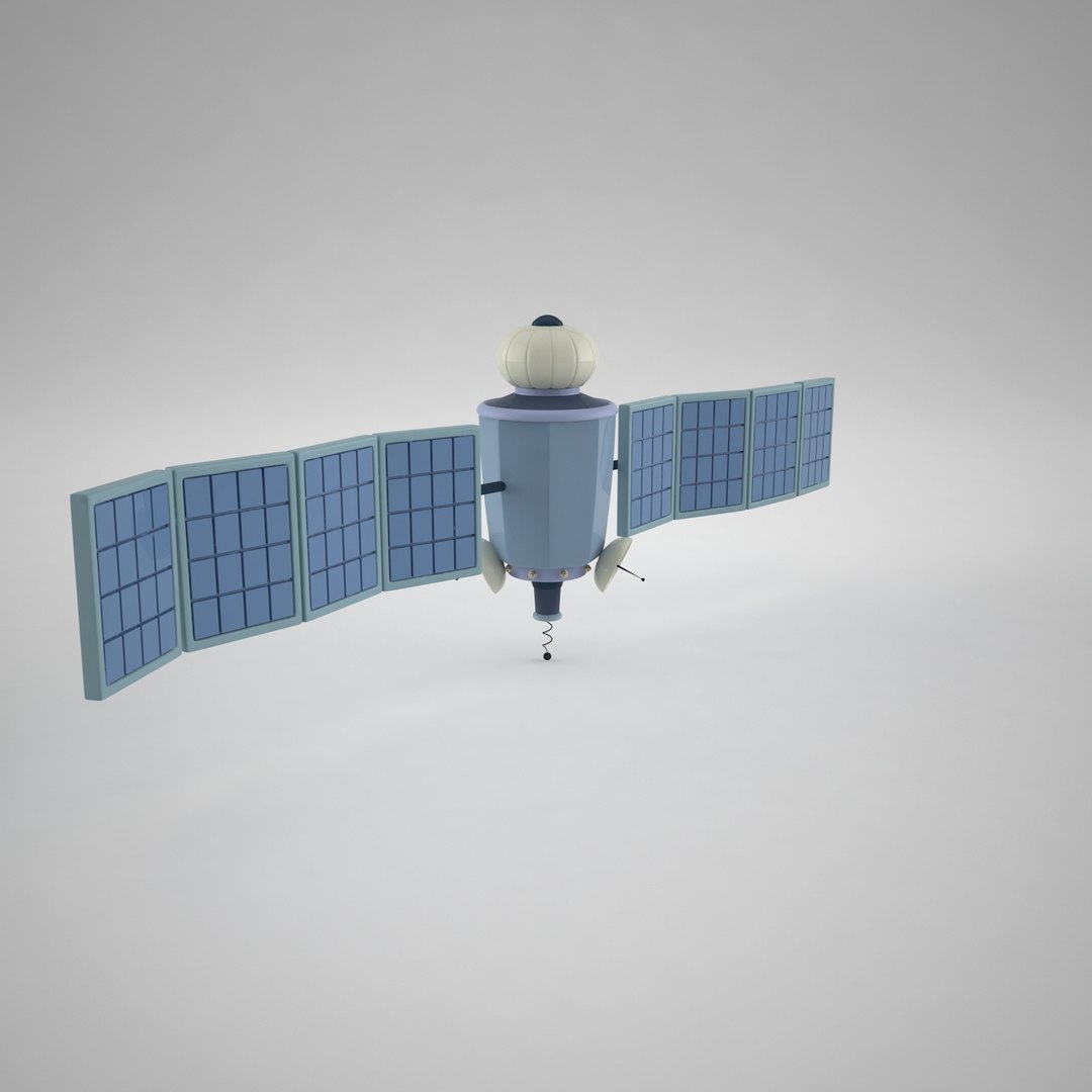 3d model of stylized cartoon satellite https://p.turbosquid.com/ts-thumb/j8/X1w0iw/FsDfeA7B/satellite_01_0011/jpg/1476635890/1920x1080/fit_q87/dcf875a11ff6d250e5fb4a5de4661bff9477d7af/satellite_01_0011.jpg