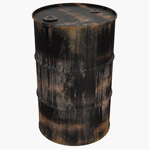 Metal Barrel Rusted